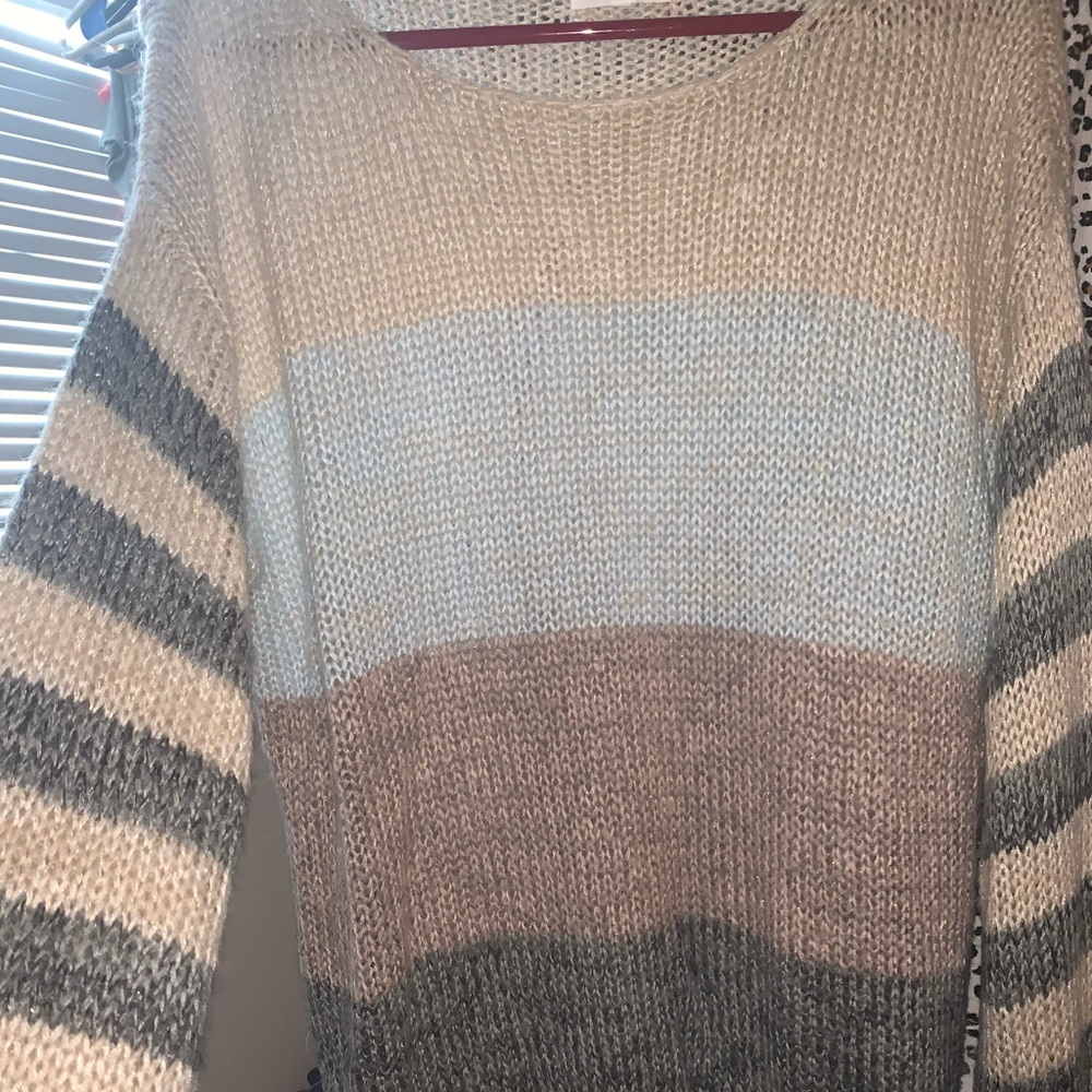 Color block sweater